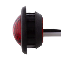 1 LED 3/4" Mini Clearance Light w Rubber Grommet (Amber or Red LEDs - Amber, Red or Clear Lens)