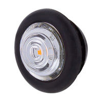 1 LED 3/4" Mini Clearance Light w Rubber Grommet (Amber or Red LEDs - Amber, Red or Clear Lens)