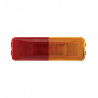 6 LED Rectangular Fender Mount Clearance/Marker Light with or without Bracket (Amber & Red Lens)