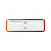 6 LED Rectangular Fender Mount Clearance/Marker Light with or without Bracket (Amber & Red Lens)