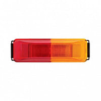 6 LED Rectangular Fender Mount Clearance/Marker Light with or without Bracket (Amber & Red Lens)