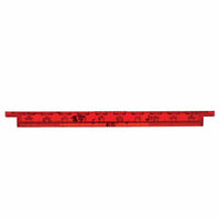 United Pacific - 10 LED 9" Split Turn Function Light Bar - Red LED (Red Lens)