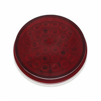 30 LED 4" Round Stop, Turn & Tail Light or Full Light Kit - Red LED (Red Lens)