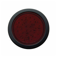 30 LED 4" Round Stop, Turn & Tail Light or Full Light Kit - Red LED (Red Lens)