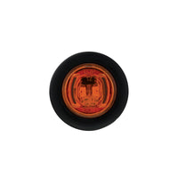 2 LED 3/4" Mini Clearance/Marker Light With Rubber Grommet - Amber or Red LED (Amber or Red Lens)