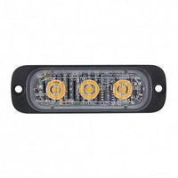 United Pacific - 3 High Power LED Super Thin Warning Light (Amber LED)