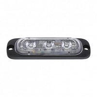 United Pacific - 3 High Power LED Super Thin Warning Light (Amber LED)