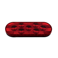 United Pacific - 7 LED Oval Stop, Turn & Tail Light or Full Light Kit - Red LED (Red Lens)