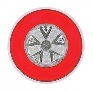 18 LED 4" Round Stop, Turn & Tail GloLight - Red LED (Red Lens) Light or Full Kit