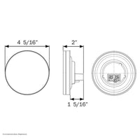 18 LED 4" Round Stop, Turn & Tail GloLight - Red LED (Red Lens) Light or Full Kit