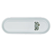 22 LED 6" Oval GloLight w Divider Bar Inner Design (Stop, Turn & Tail) - Red LED (Red Insert) Light Only or Full Light Kit