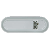 22 LED 6" Oval Clear Lens With Halo Insert GloLight Light - Amber LEDs (Amber Insert) Light Only or Full Light Kit