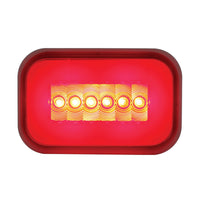 14 LED Rectangular Stop, Turn & Tail GloLight - Red LED (Red Lens) Light Only or Full Light Kit
