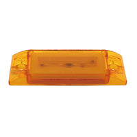 16 LED Rectangular Clearance/Marker GloLight with or without Bezel - Amber or Red LEDs (Amber or Red Lens)