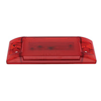 16 LED Rectangular Clearance/Marker GloLight with or without Bezel - Amber or Red LEDs (Amber or Red Lens)