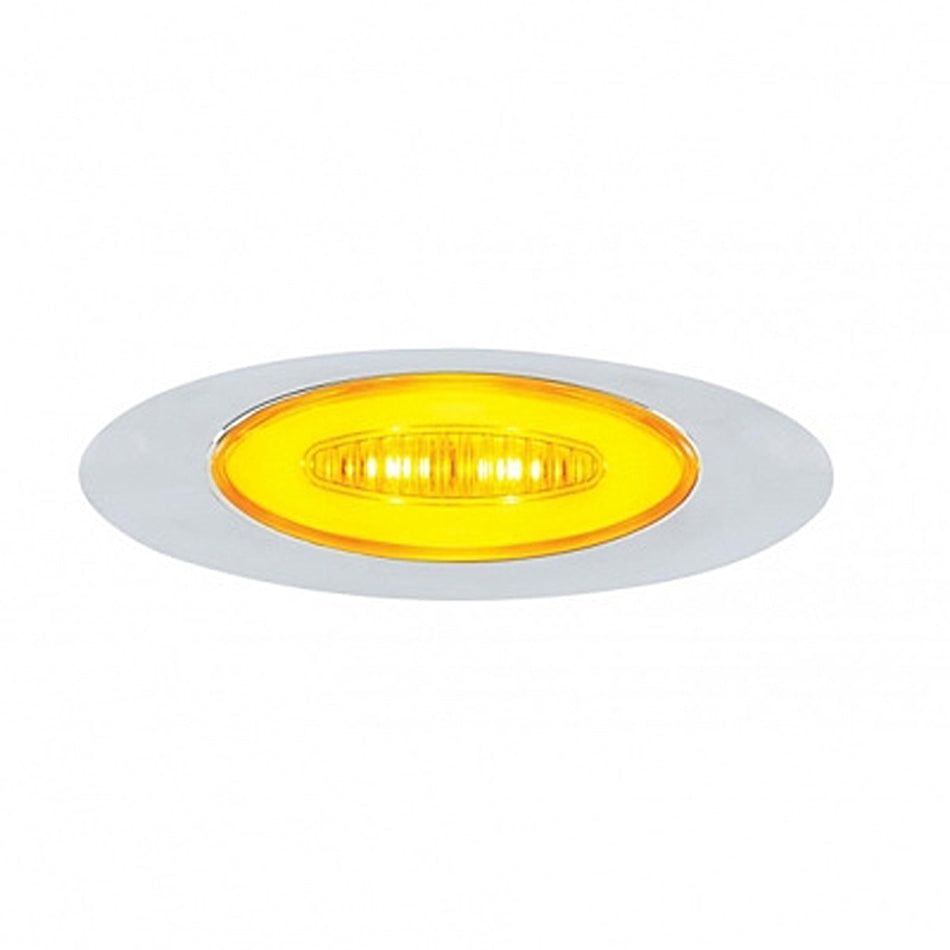 6 LED M5 Millennium Clearance/Marker GloLight - Amber or Red LED (Amber or Red Lens)