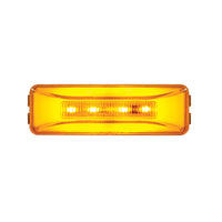 10 LED Rectangular Clearance/Marker GloLight - Amber or Red LEDs (Amber or Red Lens)