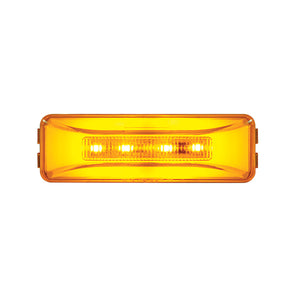 10 LED Rectangular Clearance/Marker GloLight - Amber or Red LEDs (Amber or Red Lens)