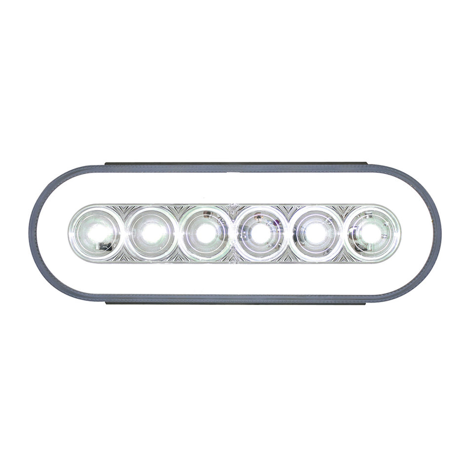United Pacific - 22 LED 6" Oval Back-Up GloLight - Light Only or Full Light Kit