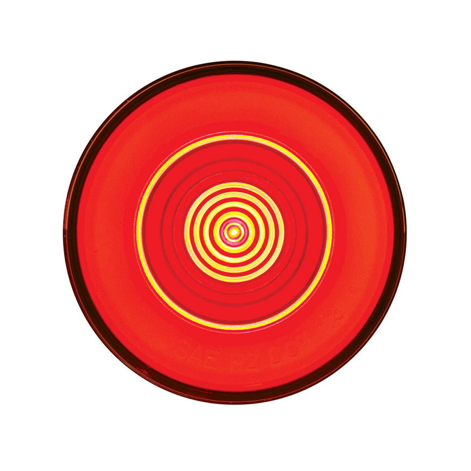 9 LED 2-1/2" Round Clearance/Marker GloLight - Amber or Red LED (Amber or Red Lens) Light Only or Full Light Kit