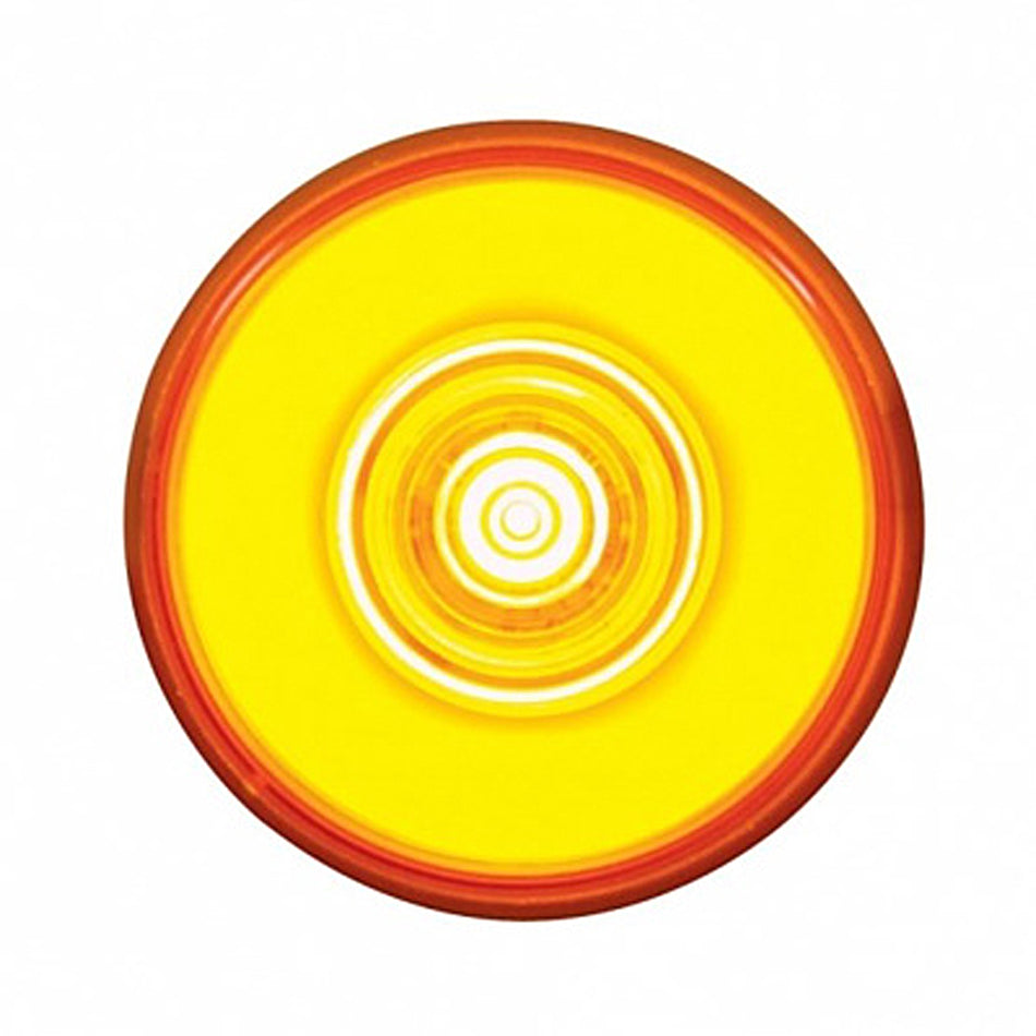 6 LED 2" Round Clearance/Marker GloLight - Amber or Red LEDs (Amber or Red Lens)