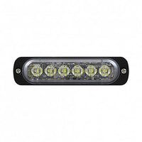 6 High Power LED Super Thin Directional Warning Light - Amber or White LEDs