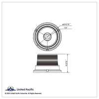 United Pacific - 12 High Power LED Beacon Light (Permanent Mount)