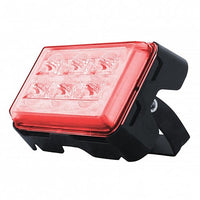 6 High Power LED Rectangular Warning Light With Bracket (Amber, Blue or Red LEDs)