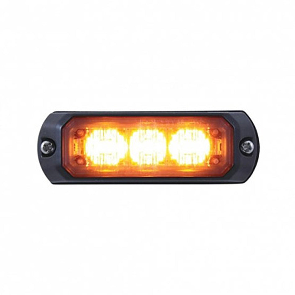 United Pacific - 3 LED Mini Warning Light (Amber or Red LEDs)