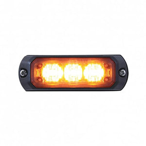 United Pacific - 3 LED Mini Warning Light (Amber or Red LEDs)