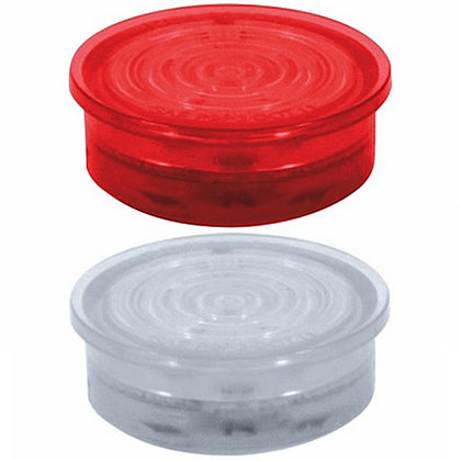 United Pacific - 9 LED Mini Bullet Light Insert - Amber or Red LEDs (Red or Clear Lens)