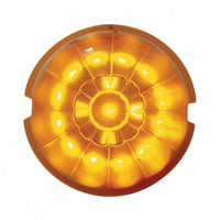 United Pacific - 17 LED Watermelon Cab Light - Amber LEDs (Dark Amber Lens)