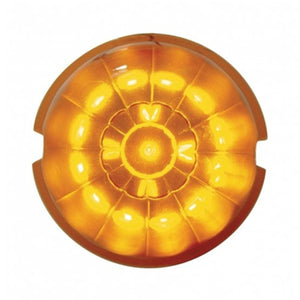 United Pacific - 17 LED Watermelon Cab Light - Amber LEDs (Dark Amber Lens)