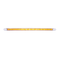 27 High Power LED 21 3/4" Auxiliary/Utility Light Bar - Amber or White LEDs (Clear Lens)