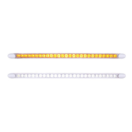 27 High Power LED 21 3/4" Auxiliary/Utility Light Bar - Amber or White LEDs (Clear Lens)