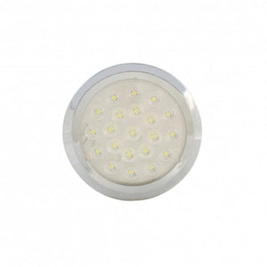 United Pacific - 21 High Power LED 6-1/4" Dome Light With Bezel