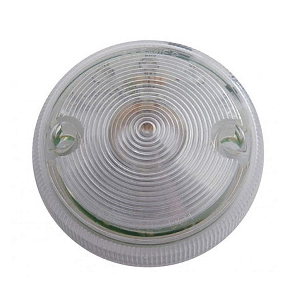 United Pacific - 15 LED 3" Single Face Light Only - Amber or Red LED (Clear Lens)