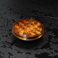 United Pacific - 3 LED 4" Round Turn Signal Light - Amber or Red LEDs (Amber or Red Lens)