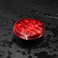 United Pacific - 3 LED 4" Round Turn Signal Light - Amber or Red LEDs (Amber or Red Lens)