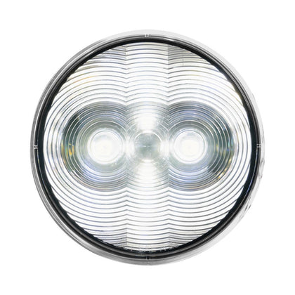 United Pacific - 6 LED 4" Round Back-Up Light - White LED (Clear Lens)