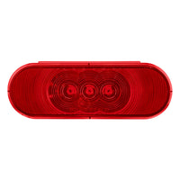 United Pacific - 3 LED 6" Oval Turn Signal Light - Amber or Red LED (Amber or Red Lens)