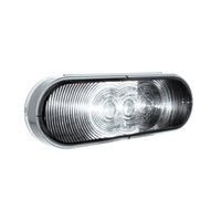 United Pacific - 6 LED 6" Oval Back-Up Light - White LED (Clear Lens)