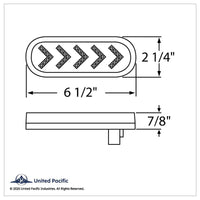 35 LED 6" Oval Sequential Turn Signal Light - Amber LED (Amber Lens) Light Only or Full Light Kit