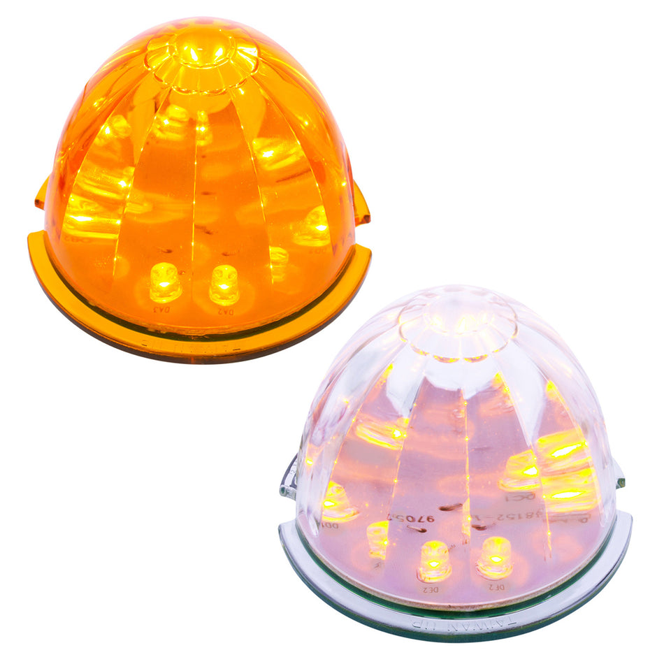 United Pacific - 17 LED Watermelon Cab Light - Amber LED (Amber or Clear Lens)