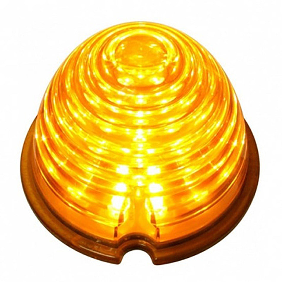 United Pacific - 17 LED Beehive Cab Light - Amber LED (Amber Lens)
