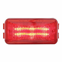 6 LED Rectangular Clearance/Marker Light - Amber or Red LED (Amber or Red Lens)