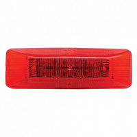 12 LED Rectangular Marker Light - Amber or Red LEDs (Amber or Red Lens) Light Only or Full Light Kit