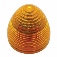9 LED 2" Round Beehive Clearance Light - Amber or Red LEDs (Amber or Red Lens)