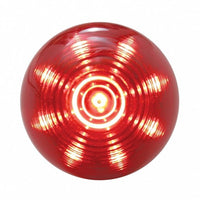 9 LED 2" Round Beehive Clearance Light - Amber or Red LEDs (Amber or Red Lens)