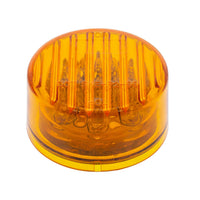 9 LED 2" Round Marker Light - Amber or Red LEDs (Amber or Red Lens) Light Only or Full Light Kit